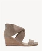 Lucky Brand Lucky Brand Tammanee Knotted Wedges Brindle Size 5.5 Suede From Sole Society
