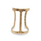 Sole Society Sole Society Hammered Oversize Cuff - Gold