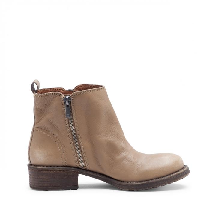 Lucky Brand Lucky Brand Darbie Side Zipper Bootie - Sesame-6.5