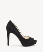 Jessica Simpson Jessica Simpson Women's Dalyn Peep Toe Sandals Black Size 5 Suede From Sole Society