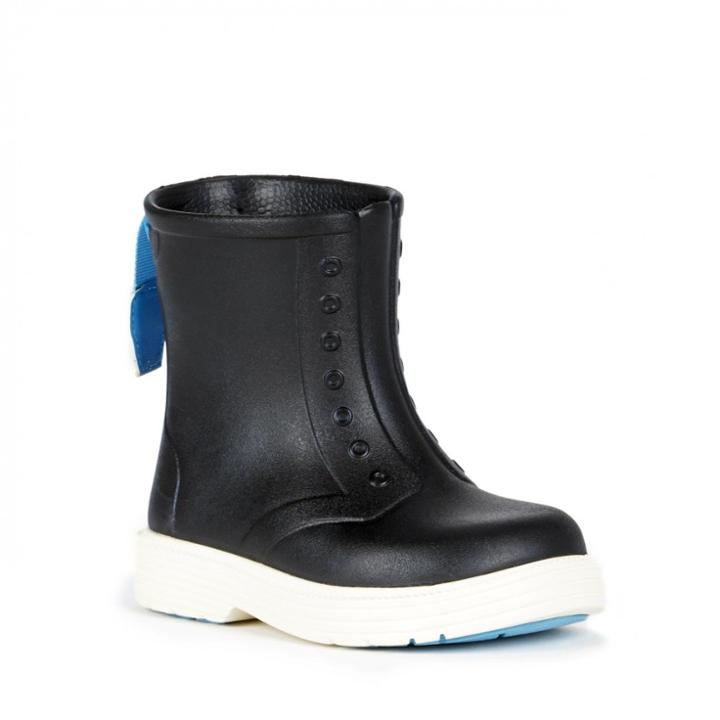 Native Native Sid Child Rain Boot - Jiffy Black Bone White-10t