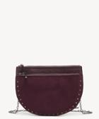 Sole Society Women's Jeana Crossbody Bag Convertible Oxblood Vegan Leather Faux Suede From Sole Society