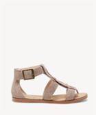 Sole Society Sole Society Fauna Fringe Flats Sandals Taupe Size 5 Suede