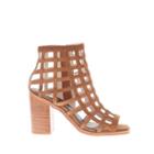Sol Sana Sol Sana Diana Boot Caged Peep Toe Bootie - Cognac