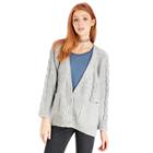 Sole Society Sole Society Cable Knit Cardigan - Grey