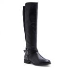 Sole Society Sole Society Margaux Buckled Tall Boot - Black-5.5