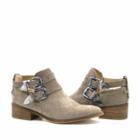 Kaanas Kaanas Women's Austin Leather Bootie Taupe Size 6 From Sole Society