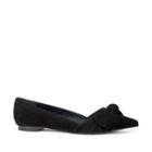 Sole Society Sole Society Cosette Knot Pointed Toe Flat - Black