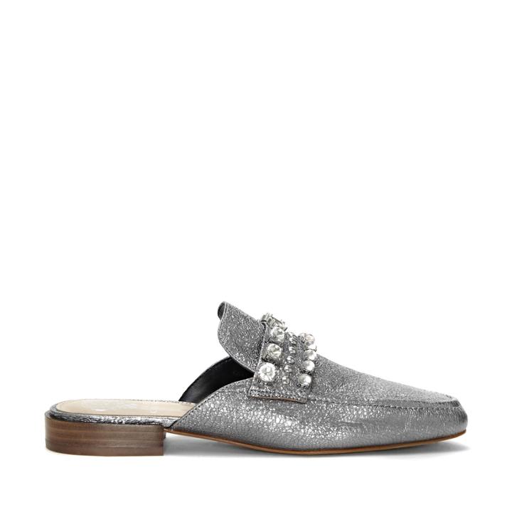Vince Camuto Vince Camuto Torlissi Flat Mule - Dark Gunmetal