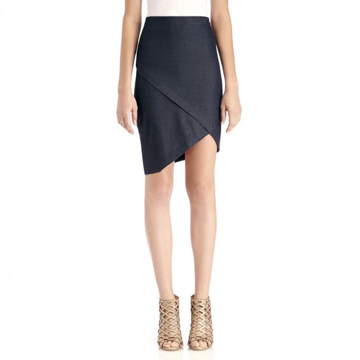 Stylesaint Stylesaint Eucalyptus Angled Skirt - Indigo-x-small
