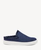 Sole Society Sole Society Belynda Mules Sneakers Dark Blue Size 5 Haircalf Leather