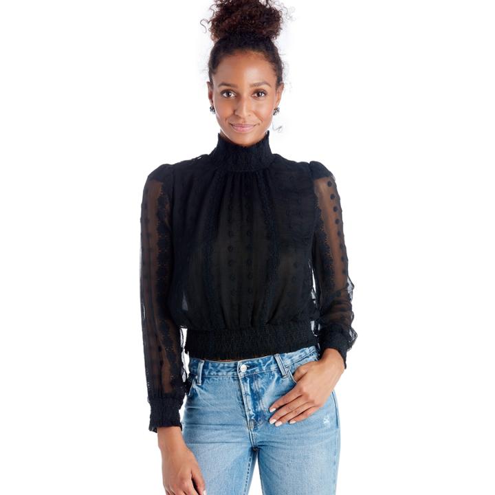Astr Astr Shiloh Top - Black