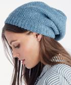 Sole Society Women's Slouchy Wool Beanie Hat Denim One Size From Sole Society