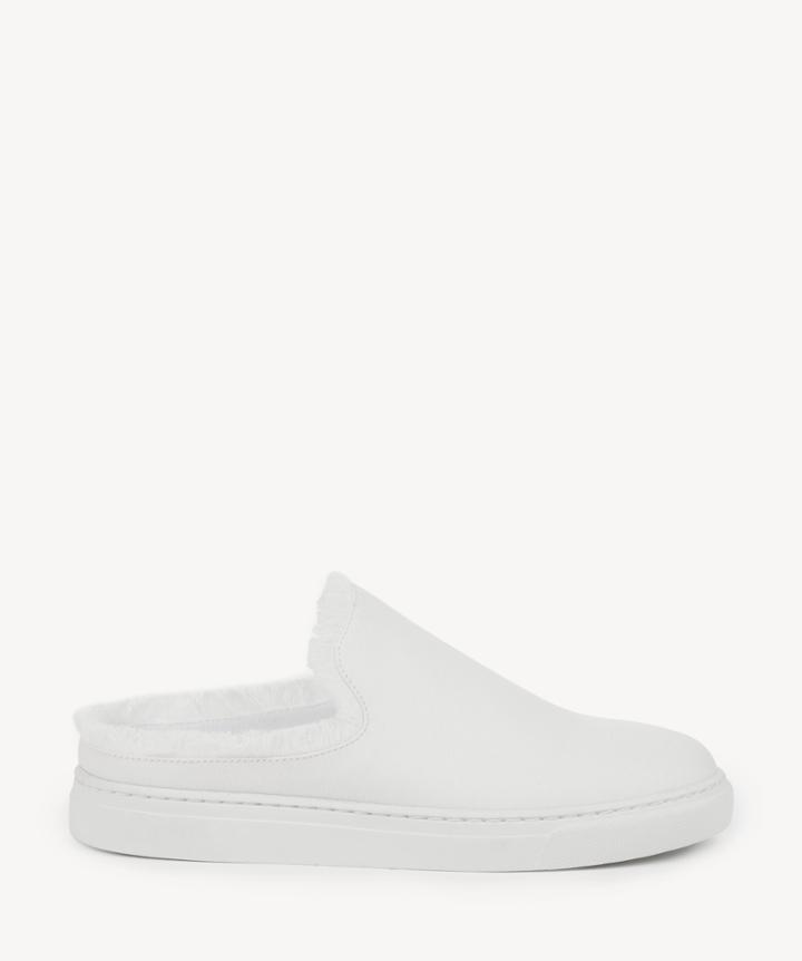 Sole Society Sole Society Belynda Mules Sneakers Natural Size 5 Haircalf Leather