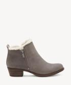 Lucky Brand Lucky Brand Women's Baselsher Ankle Bootie Titanium Size 5 Leather From Sole Society