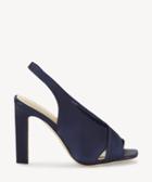 Imagine Imagine Women's Wrennie Slingback Sandals Inkwell Blue Size 10 Satin From Sole Society