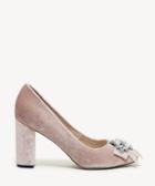 Sole Society Sole Society Primrose Embellished Pumps Moonlight Size 11 Velvet