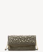 Sole Society Women's Kylia Clutch Tweed Black Combo Pearls From Sole Society
