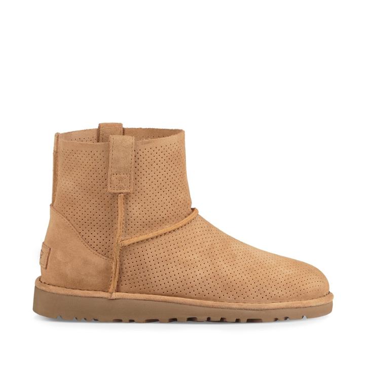 Ugg Ugg &reg; Classic Unlined Mini Perf Perforated Suede Bootie - Tawny