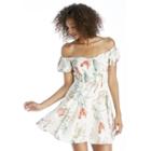 Astr Astr Shoshanna Dress - Blush Multi Floral-xs