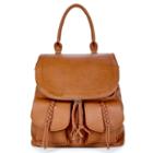Sole Society Sole Society Dixon Backpack With Front Pockets - Cognac-one Size