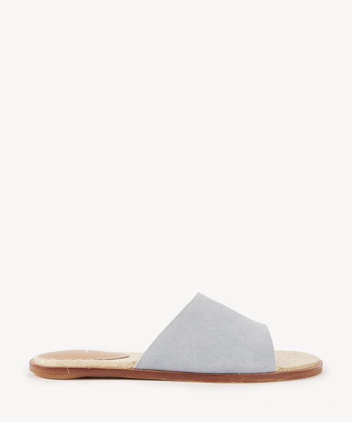 Urge Urge Latesha Flats Sandals Blue Size 6 Suede From Sole Society