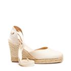 Soludos Soludos Tall Linen Wedge Espadrille Wedge - Blush