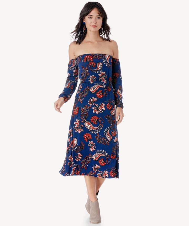 Clayton Clayton Lia Dress Navy Plume Size Large From Sole Society