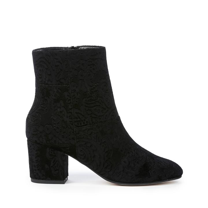 Sole Society Sole Society Dinah Ankle Bootie - Black Floral