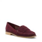 Sole Society Sole Society Maia Suede Loafer - Burgundy