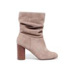Sole Society Sole Society Belen Slouchy Bootie - Night Taupe