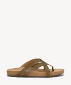 Lucky Brand Lucky Brand Fillima Strappy Flats Sandals Drab Size 5 Leather From Sole Society