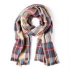 Sole Society Sole Society Wool Plaid Scarf - Tan-one Size