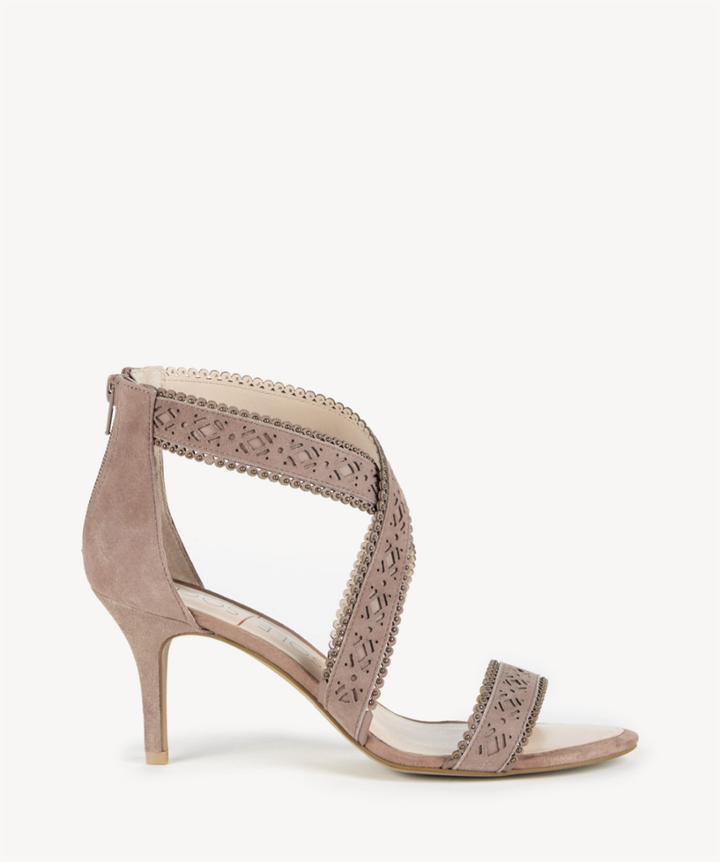 Sole Society Sole Society Venus Cross Strap Sandals Mauve Size 6 Suede