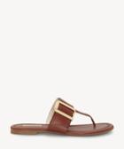 Louise Et Cie Louise Et Cie Agattha Oversized Buckle Flats Sandals Terracotta Size 6 Leather From Sole Society