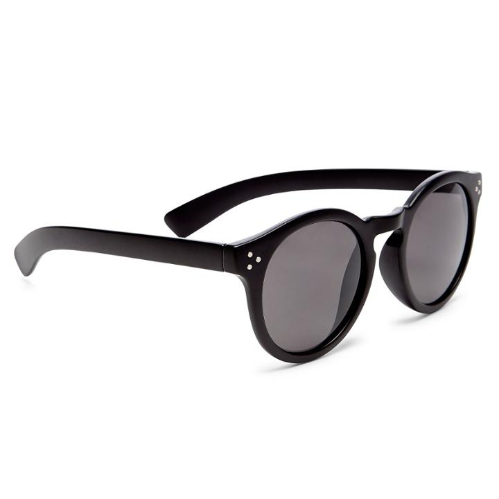 Sole Society Sole Society Hardy Oversize Round Sunglasses - Black