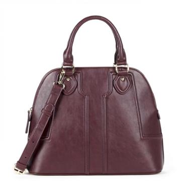 Sole Society Sole Society Marlow Vegan Structured Dome Satchel - Oxblood