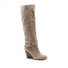 Sole Society Sole Society Valentina Knee High Wedge Boot - Taupe-5