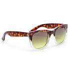 Sole Society Sole Society Samy Two Tone Wayfarer - Tortoise Clear-one Size