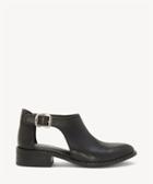 Lucky Brand Lucky Brand Giovanna Cut Out Ankle Bootie Black Size 6 Leather Suede From Sole Society