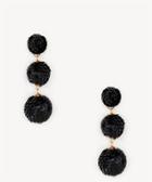 Sole Society Sole Society Tiered Drop Earrings Black One Size Os