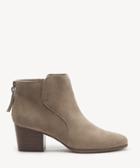 Sole Society Women's River Ankle Bootie New Taupe Size 5 Nubuck Leather From Sole Society