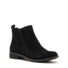 Lucky Brand Lucky Brand Nightt Suede Ankle Bootie - Black-6.5