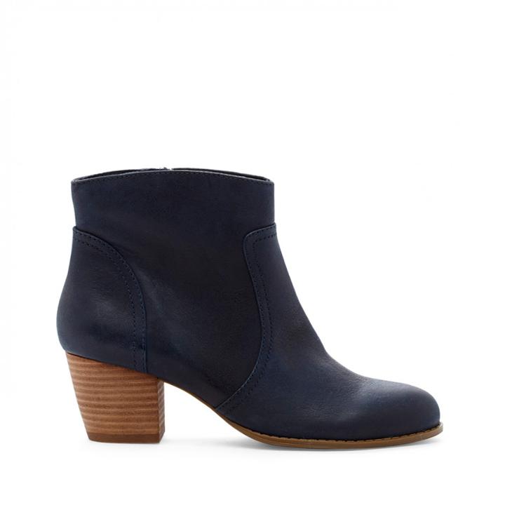 Sole Society Sole Society Romy Western Bootie - Washed Navy-5.5