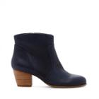 Sole Society Sole Society Romy Western Bootie - Washed Navy-5.5