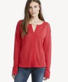 Sanctuary Sanctuary Women's Sienna Mix Top In Color: Cherrywine Size Xs From Sole Society