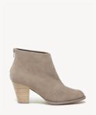 Sole Society Sole Society Devyn Mid Heels Ankle Bootie Light Taupe Size 7 Leather