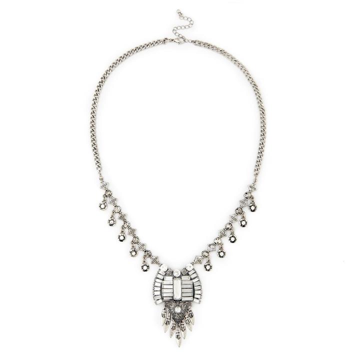 Sole Society Sole Society Wicked Tides Statement Necklace - Crystal