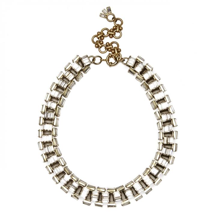 Sole Society Sole Society Oversize Deco Statement Necklace - Gold-one Size
