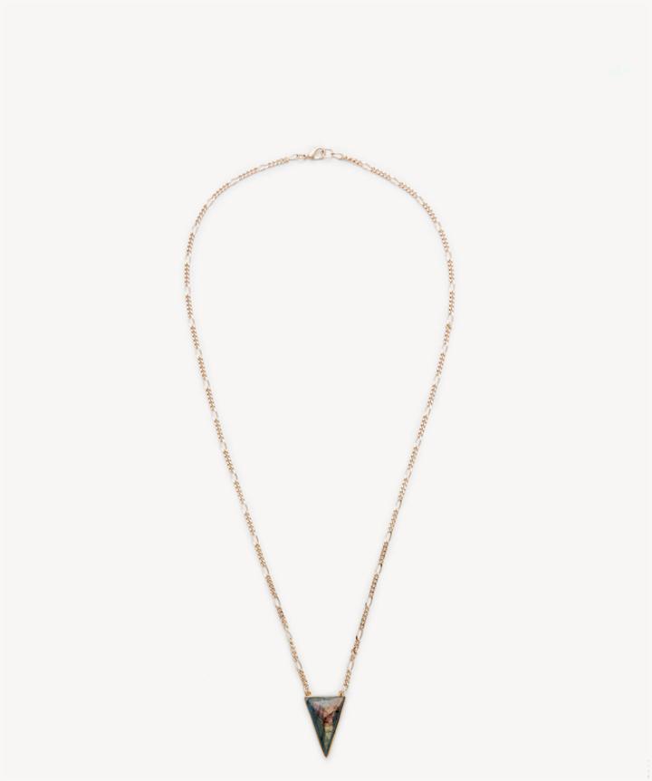 Sole Society Sole Society Plated Prism Pendant Necklace